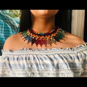 Handmade Colombian necklace from the amazons